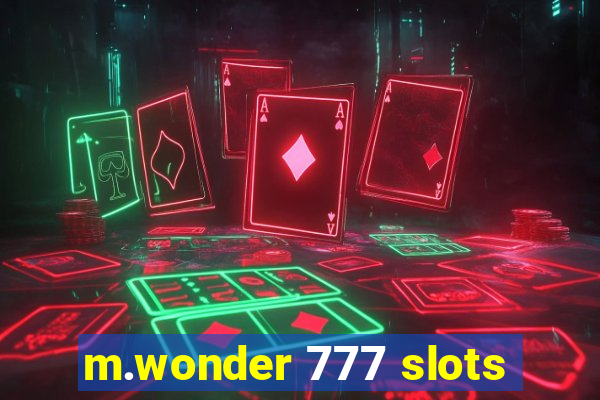 m.wonder 777 slots